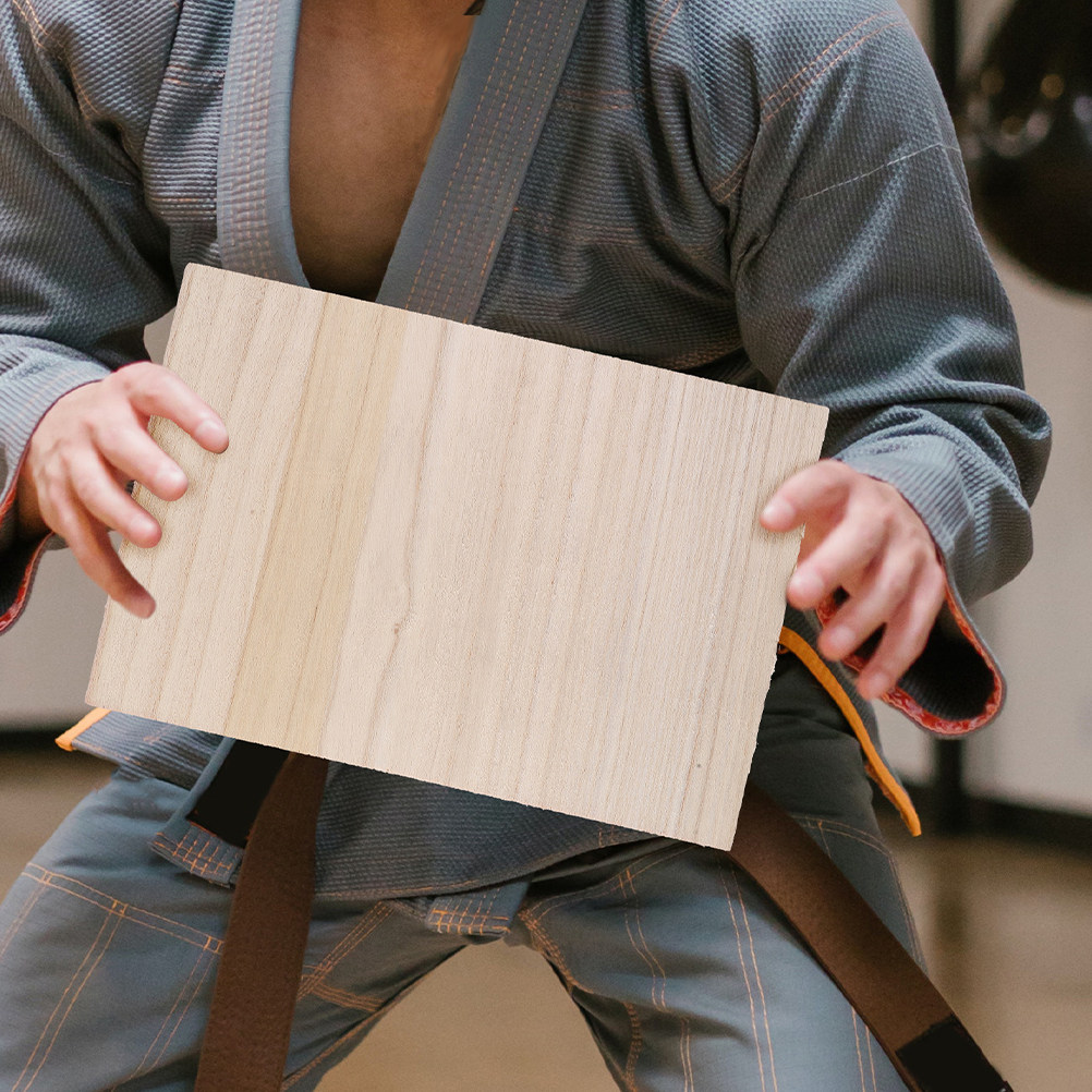 Home Gym Practice - 6-delige esthetische houten taekwondo trainingsplank voor
