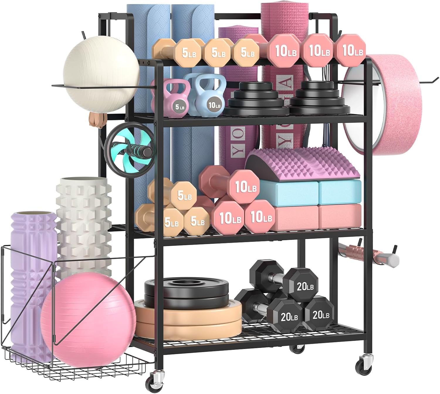 Home Gym Equipments - Opbergruimte voor thuisgym, geen materiaal gespecificeerd,