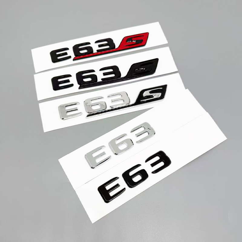 Weight Plate Bumper - Mercedes AMG E63/E63S 3D letterembleem ABS