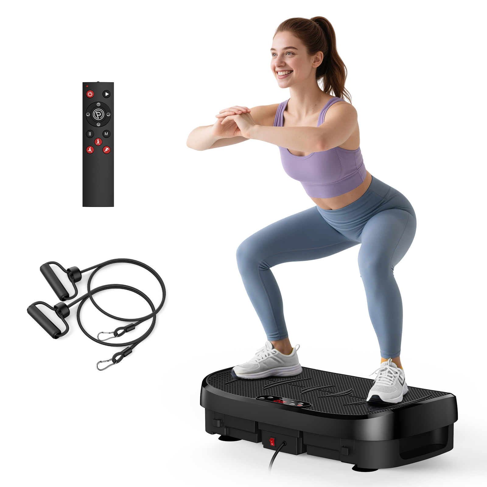 Home Gym Hyrox - Trilplaat Vetverbranding Fitnessplatform Hele Lichaam 120