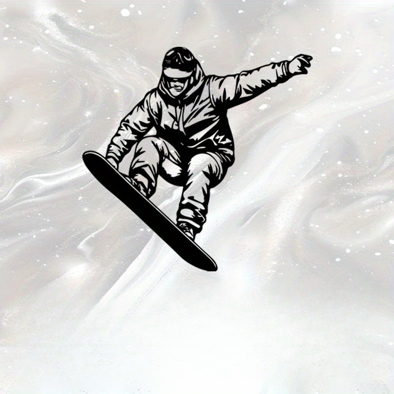 Home Gym Outdoor Ideas - CIFBUY Metalen wandkunst Snowboard ijzeren sculptuur