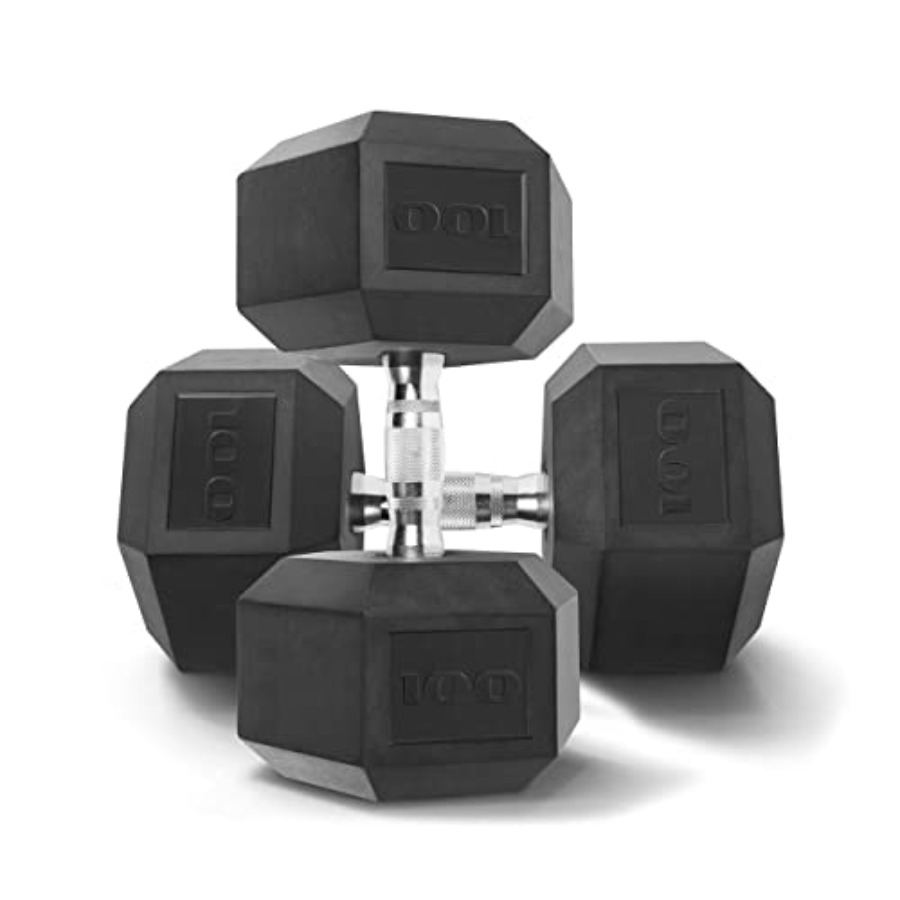 Home Gym Body Solid - Rubber beklede massief stalen gietijzeren hex