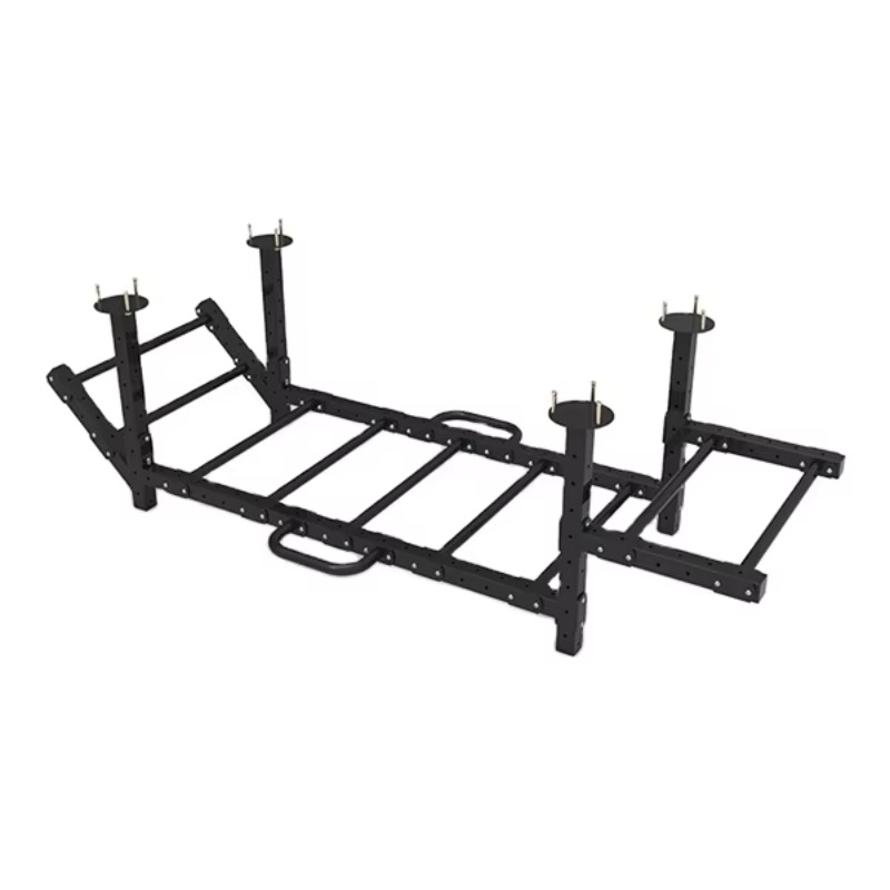 Home Gym Multi Station - Wandknevel gemonteerde optrekstang Multi-Grip ladder Chin