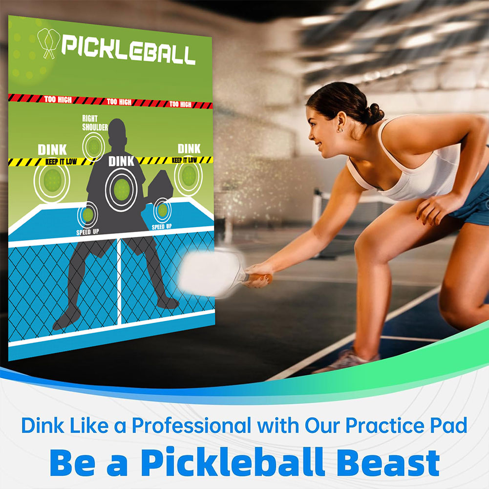 Home Gym Practice - Pickleball rebounder trainingshulp, pickleball dink wandmat,