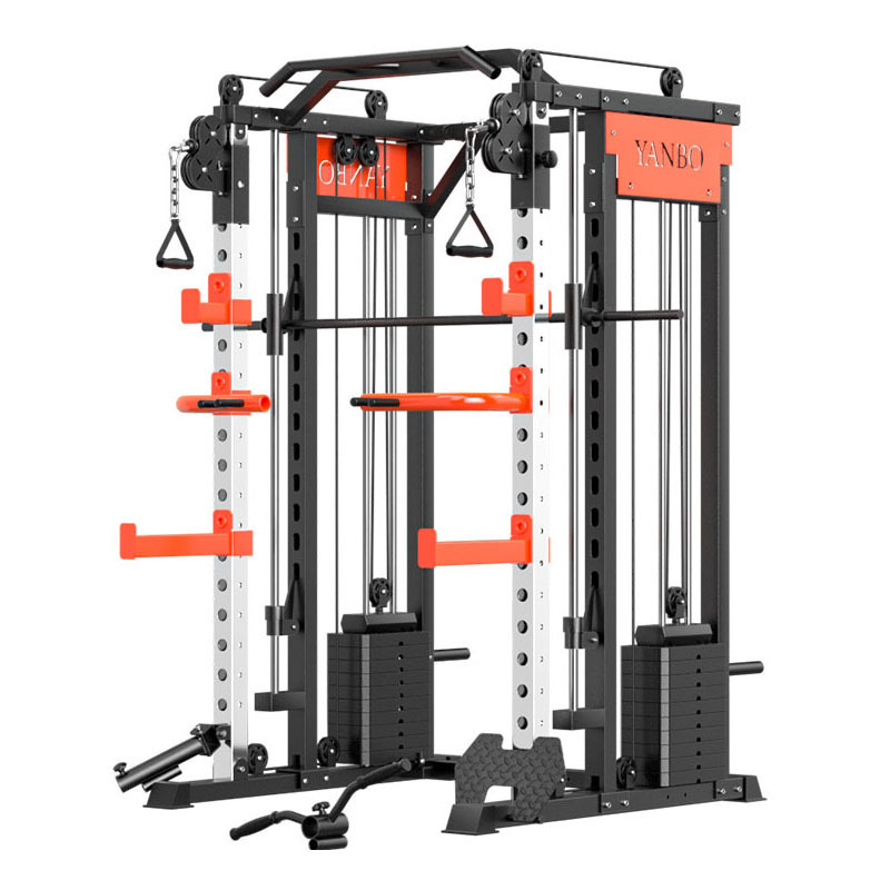 Home Gym With Smith Machine - Complete trainer-gantry combinatie squat power rack