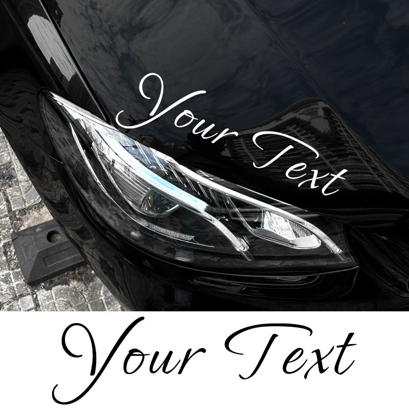 Weight Plate Bumper - 1PC Custom Only Tekst Gepersonaliseerde Autostickers