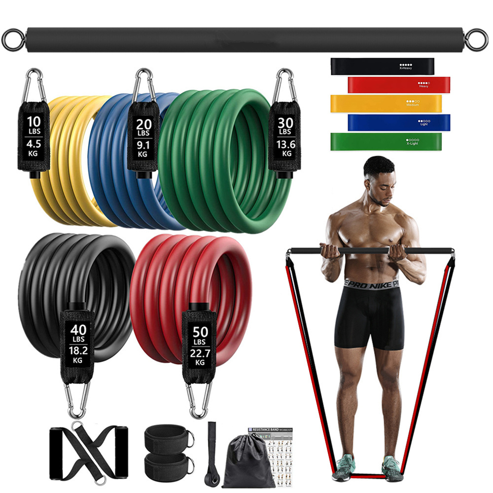 Home Gym Hyrox - 150lb Fitness Booty Weerstand Elastische Band
