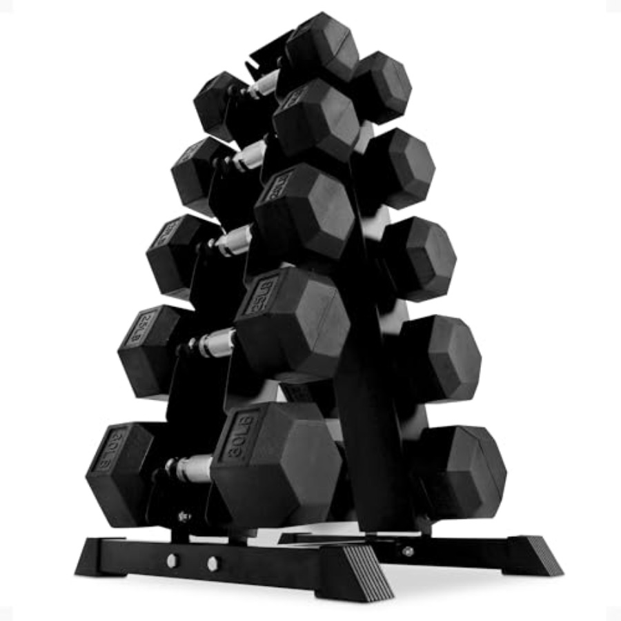 Rubber beklede hex dumbbells s - Home Gym Body Solid recensie en prijs