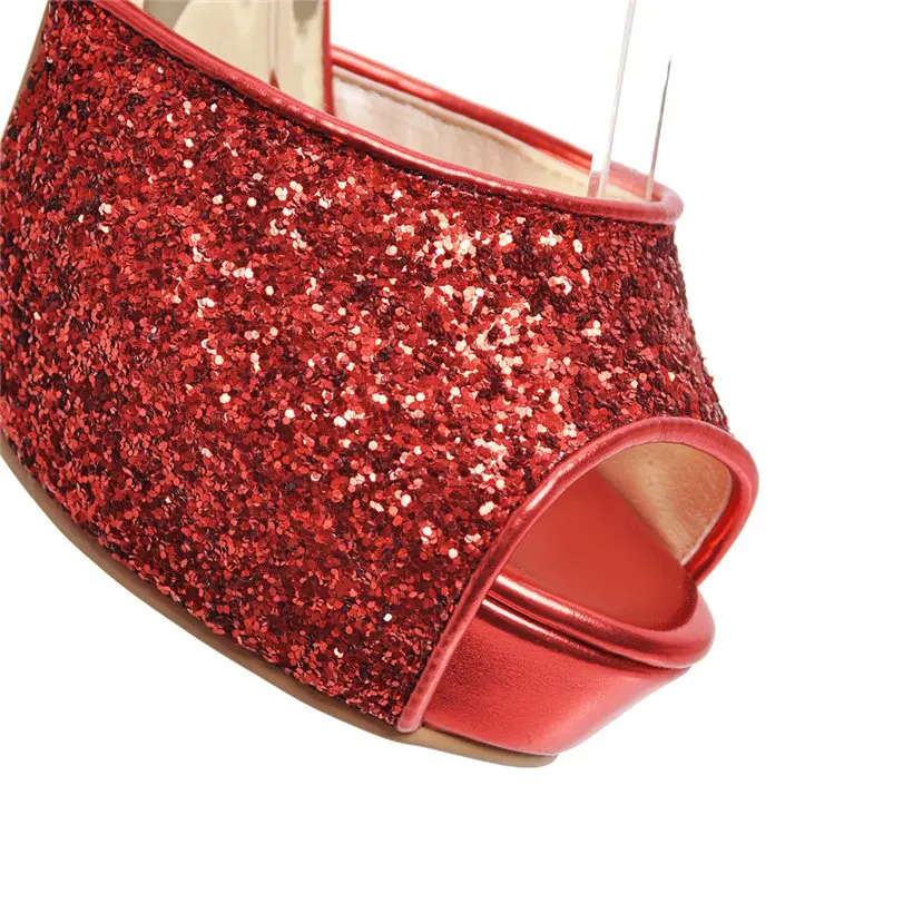 Zilver Zomer Vrouwen Hoge Hak  - Ankle Strap Attachment recensie en prijs