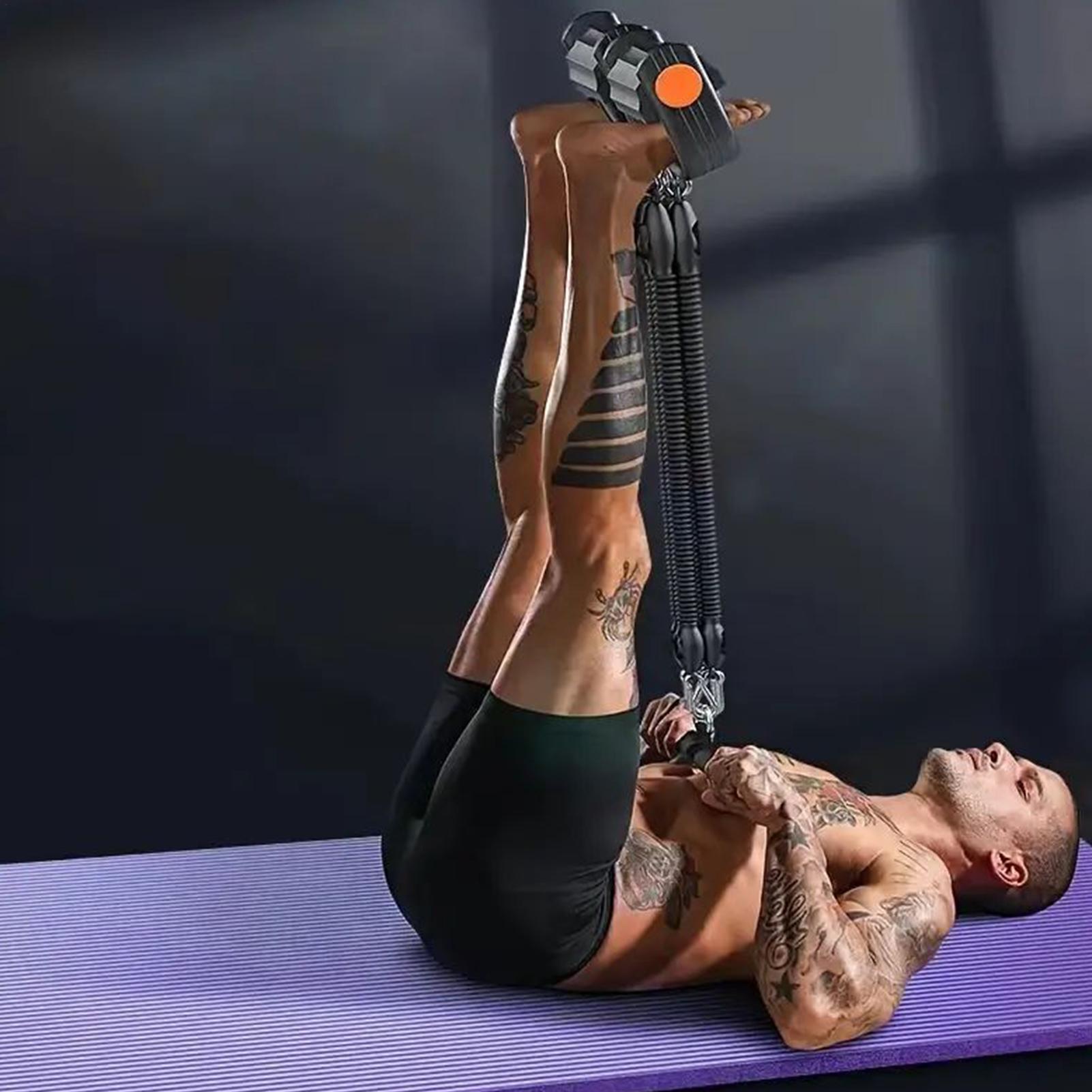 Voetpedaal met weerstandsband, - Home Gym Youtube recensie en prijs