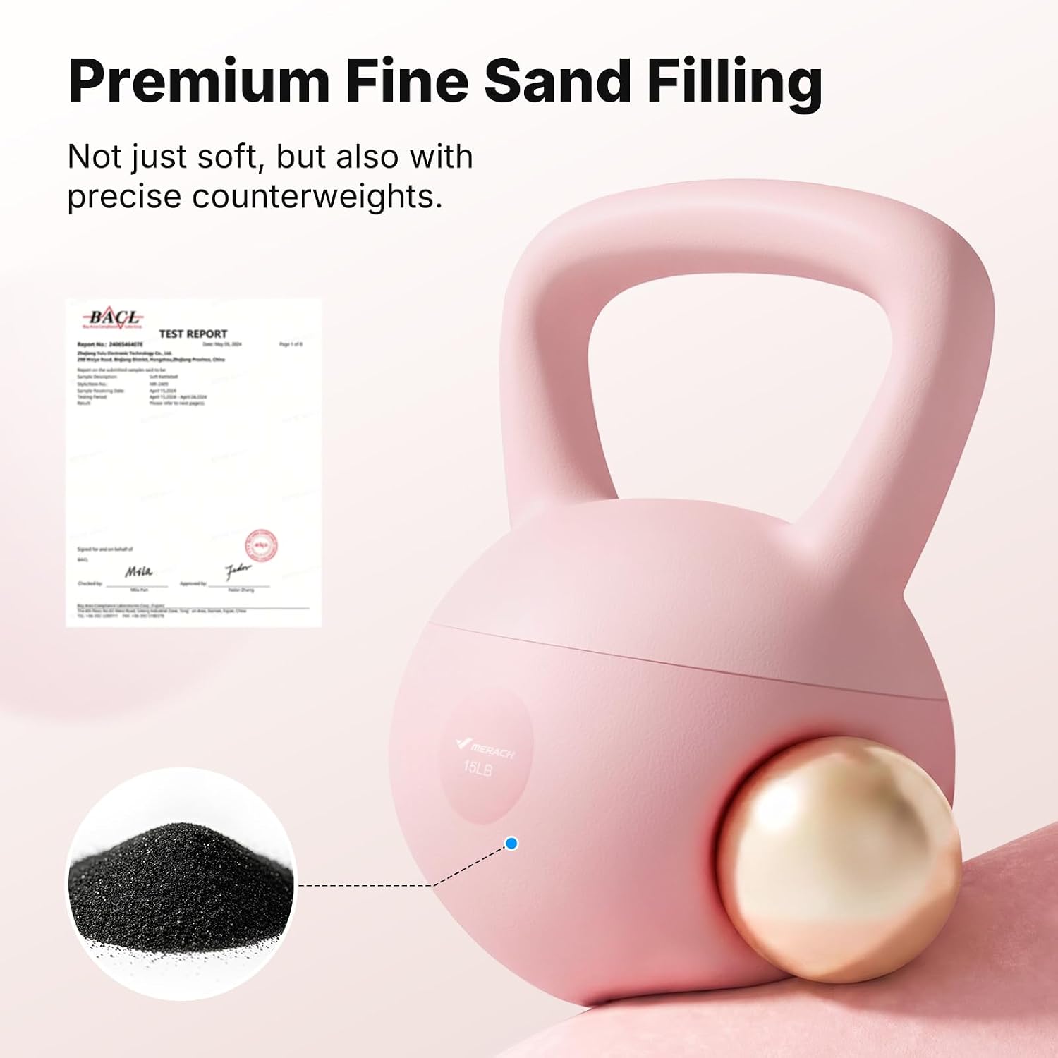 Zachte Kettlebell met brede an - Home Gym Kettler recensie en prijs