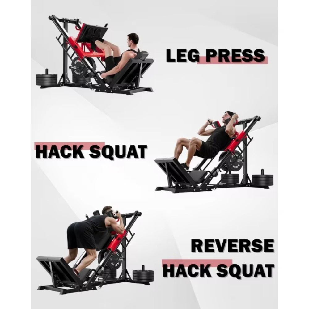3-in-1 Leg Press Hack Squat Ma - Home Gym Quad Exercises recensie en prijs