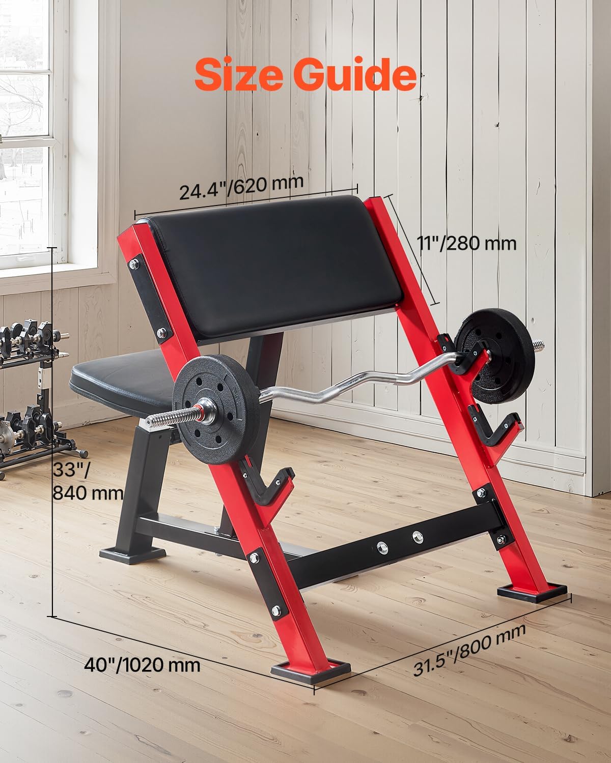 Preacher Curl Bank Zware uitvo - Home Gym Multi Station recensie en prijs