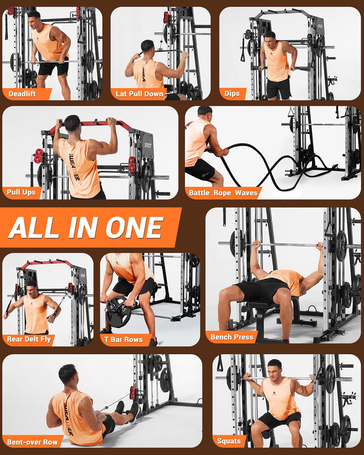 All-in-One Smith Machine Home  - Home Gym Smith recensie en prijs