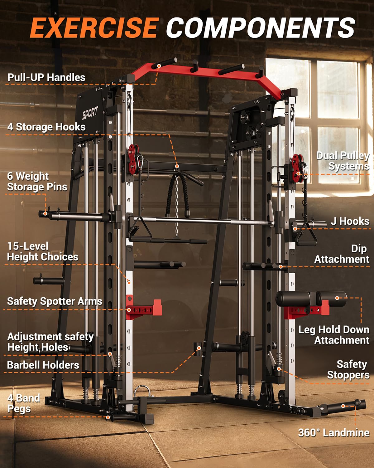 All-in-One Smith Machine Home  - Home Gym Smith recensie en prijs