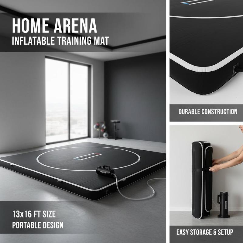 Opblaasbaar grapplingmatras 13 - Home Gym Practice recensie en prijs