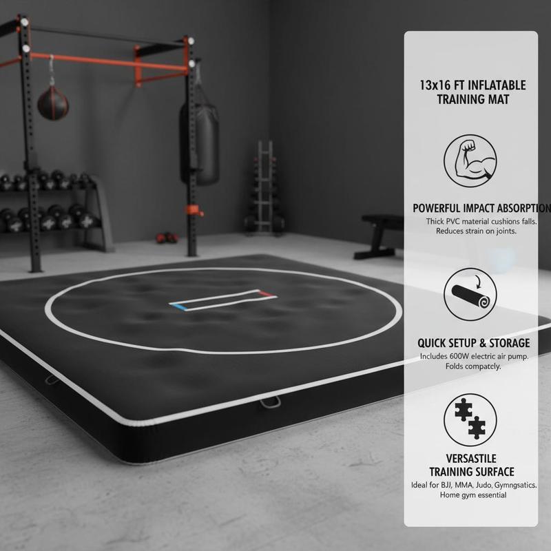 Opblaasbaar grapplingmatras 13 - Home Gym Practice recensie en prijs
