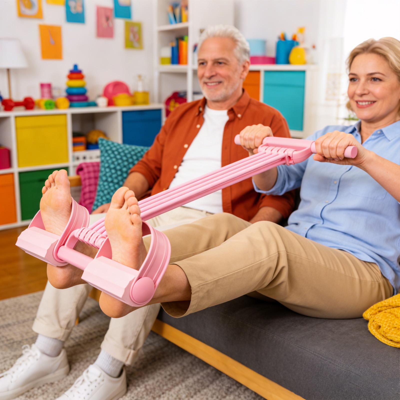 Voetpedaal weerstandsband 8-bu - Home Gym Youtube recensie en prijs