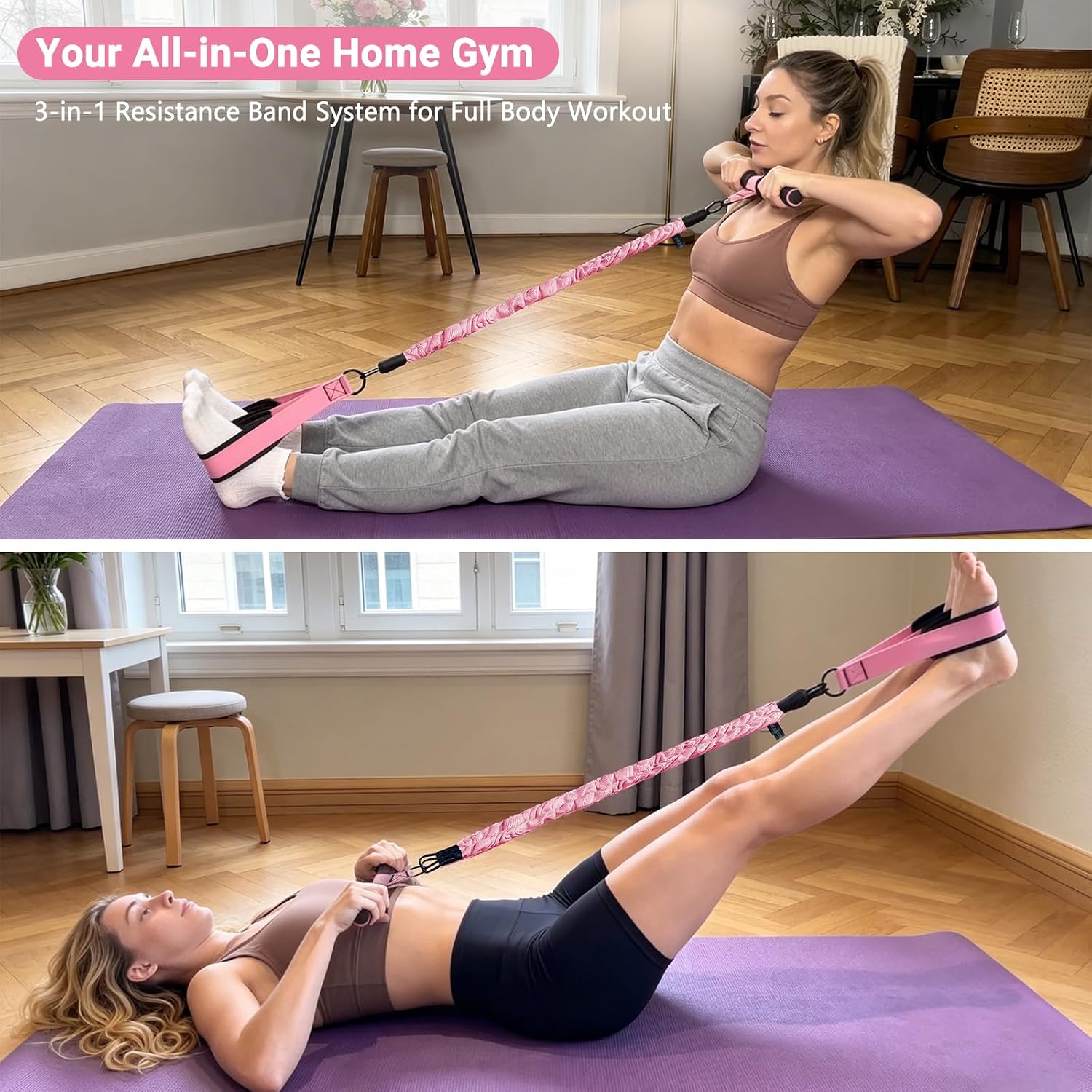 Pull-up bar en weerstandsbande - Home Gym Youtube recensie en prijs