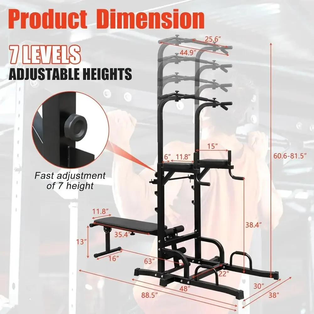 Zware, verstelbare dipstation  - Home Gym Multi Station recensie en prijs