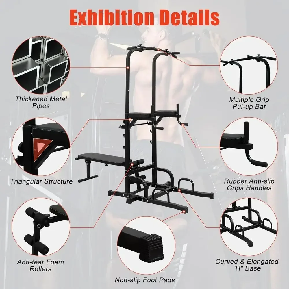 Zware, verstelbare dipstation  - Home Gym Multi Station recensie en prijs