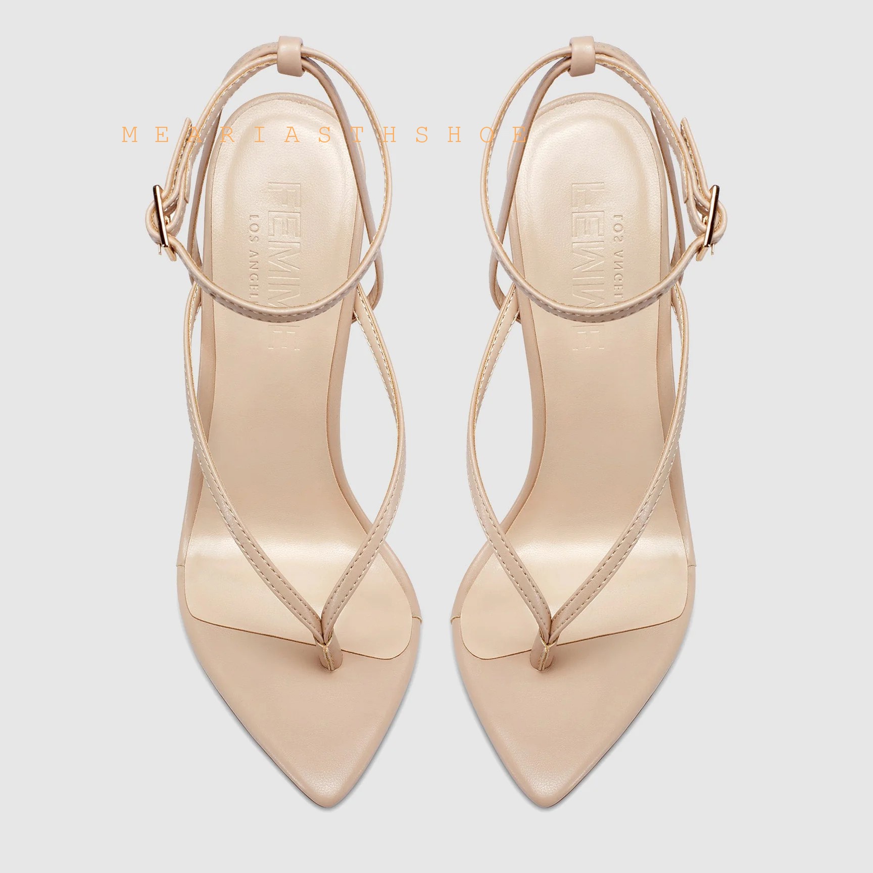 Beige zwarte kruisbandjes flip - Ankle Strap Attachment recensie en prijs