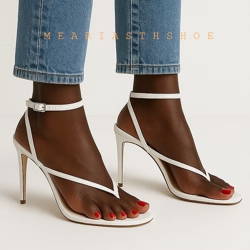 Beige zwarte kruisbandjes flip - Ankle Strap Attachment recensie en prijs