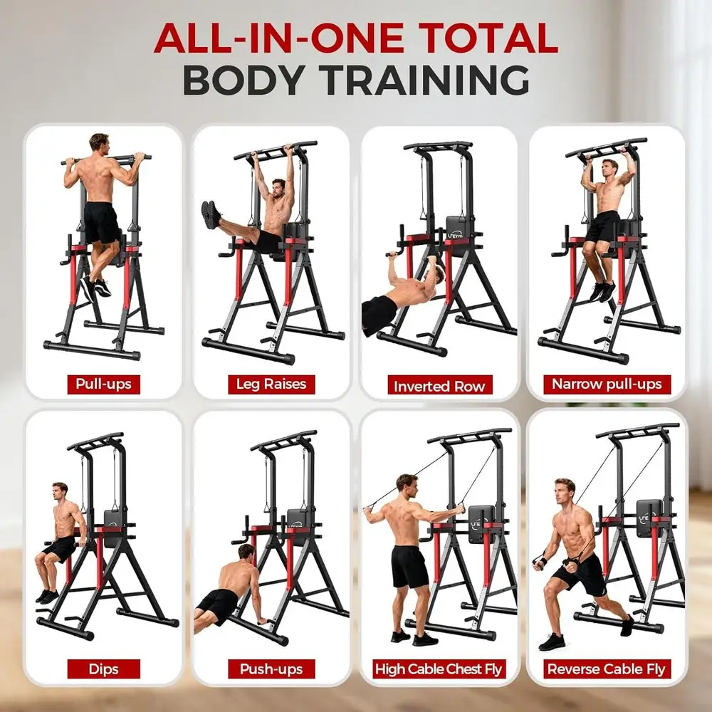 Verstelbare hoogte dipstation  - Home Gym Multi Station recensie en prijs