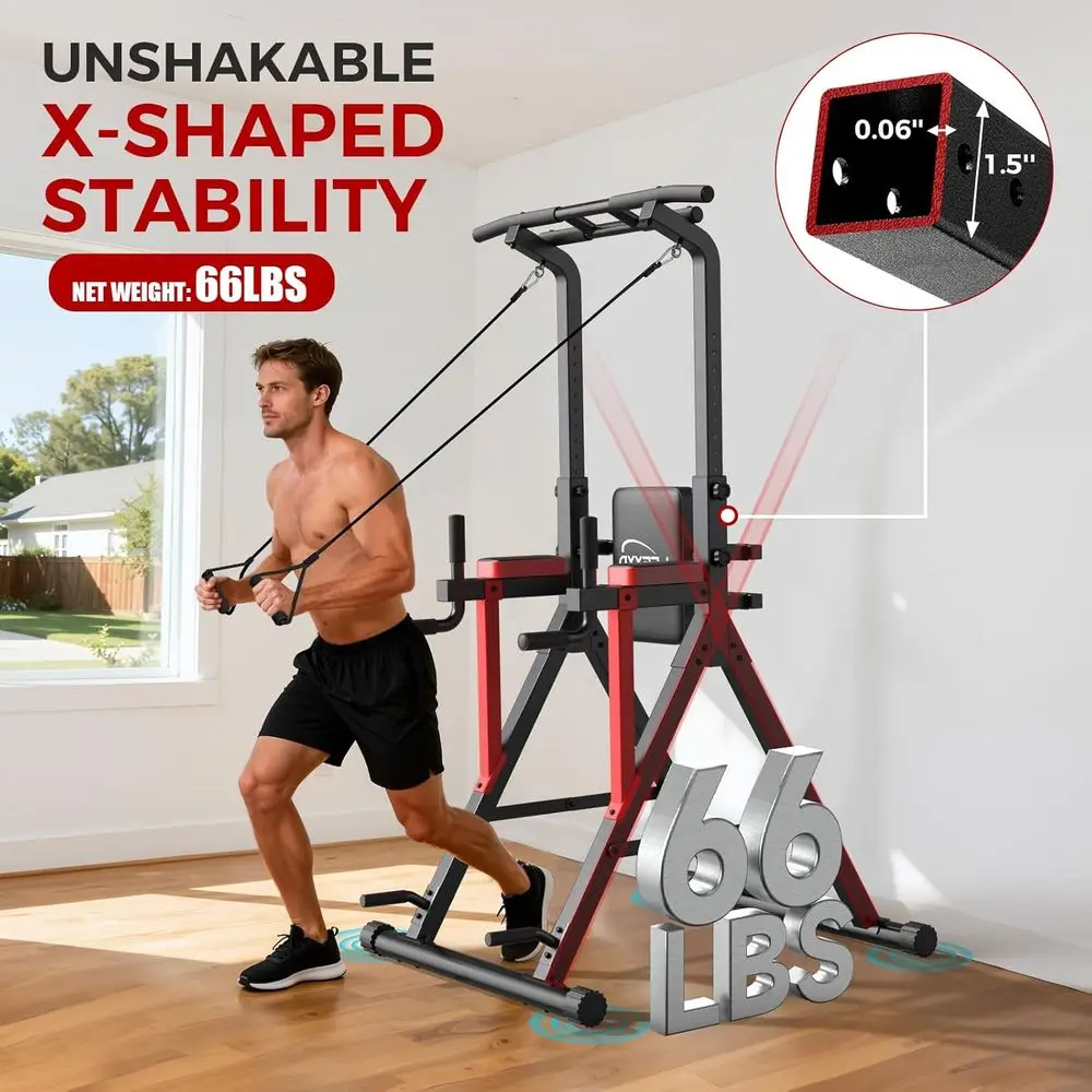 Verstelbare hoogte dipstation  - Home Gym Multi Station recensie en prijs