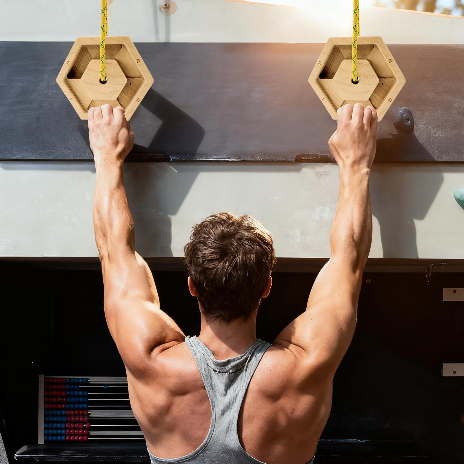 Zeshoekige houten vingertraine - Home Gym Practice recensie en prijs