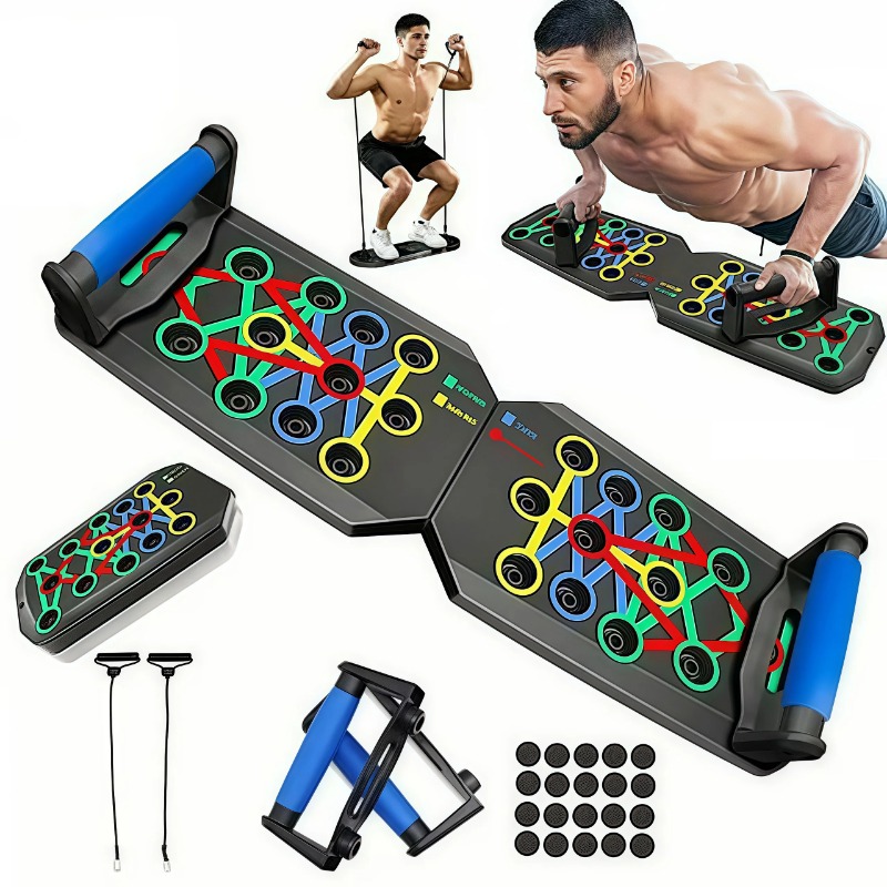 Opvouwbaar push-up board met w - Home Gym Hyrox recensie en prijs