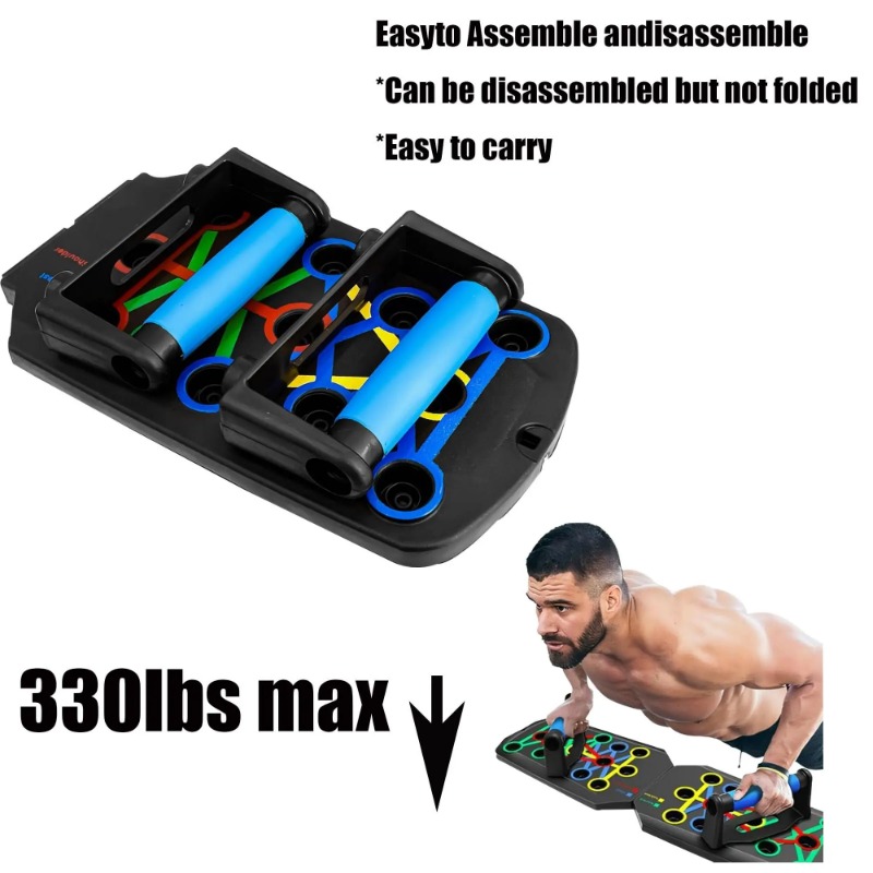Opvouwbaar push-up board met w - Home Gym Hyrox recensie en prijs